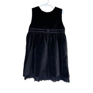 Black Velvet dress size 5T